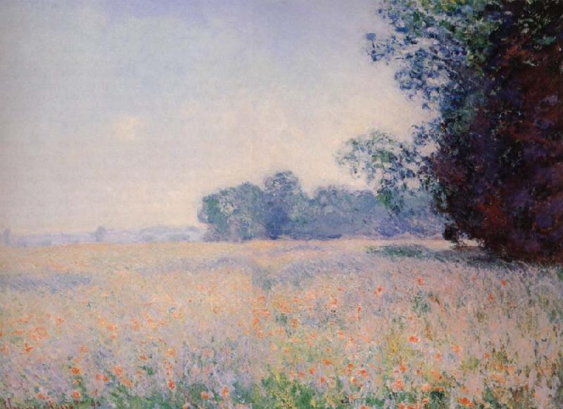 Claude Monet Oat Field oil painting image